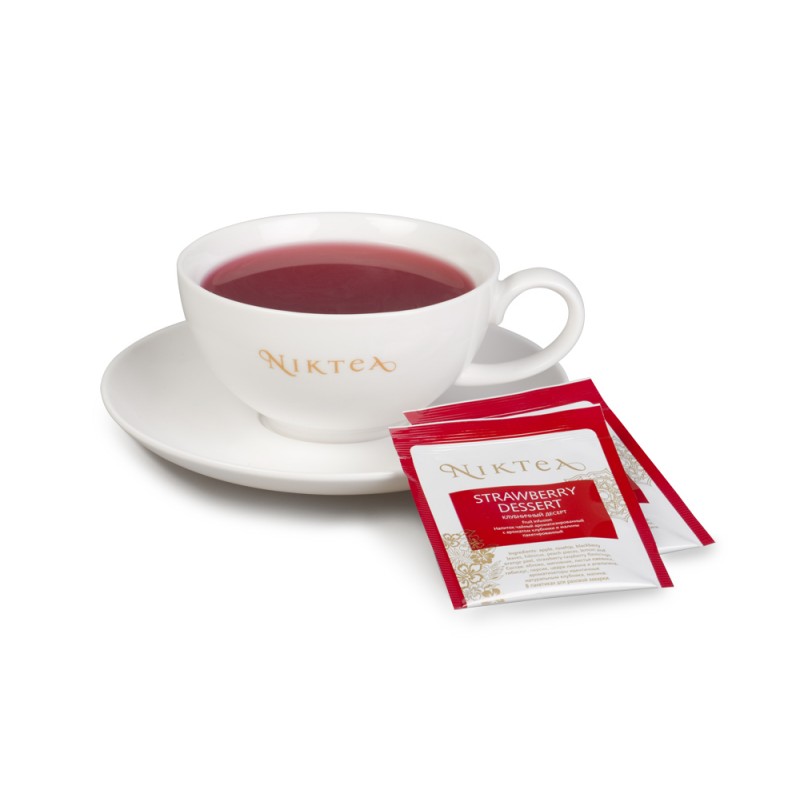 Чайный напиток Клубничный Десерт 500шт*2г NikTea